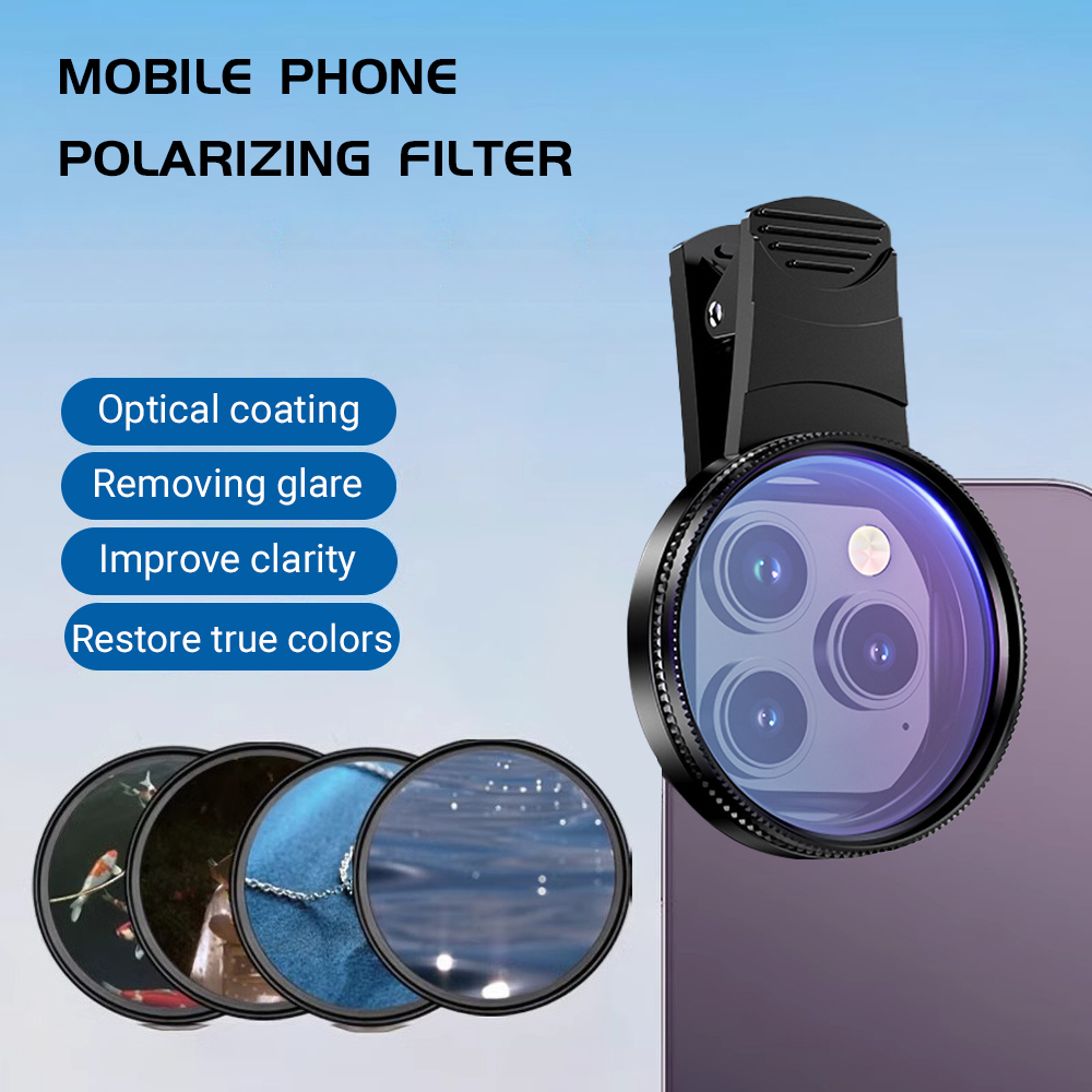 Phone Accessories Items - 52MM mobiele telefoonlens Universele polarisatorkamera met