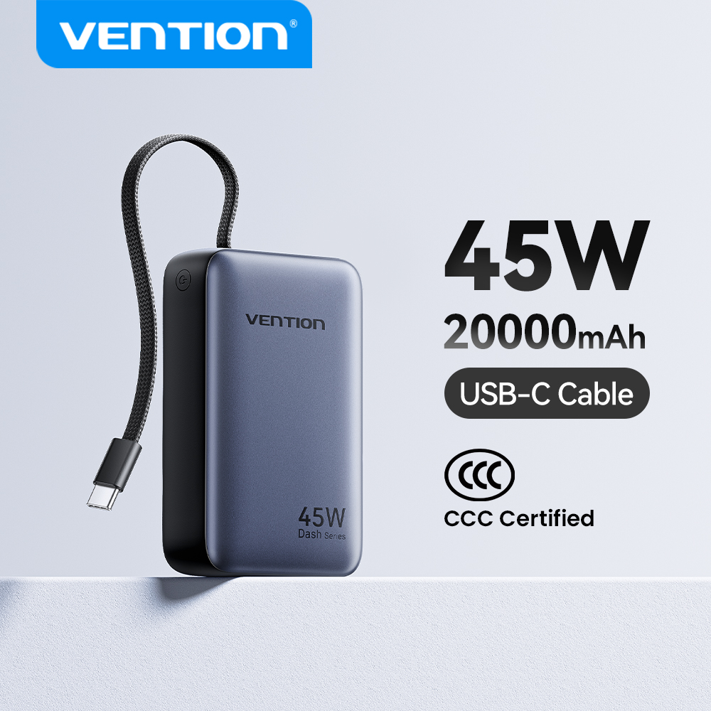 Power Bank Slim - Ventie CCC 45W 20000mAh Power Bank