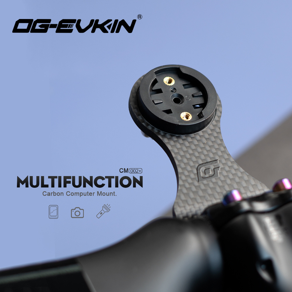 Phone Accessories Rack - OG-EVKIN CM-02+ Fietsstuurpen Verlengstuk Carbon Computerhouder