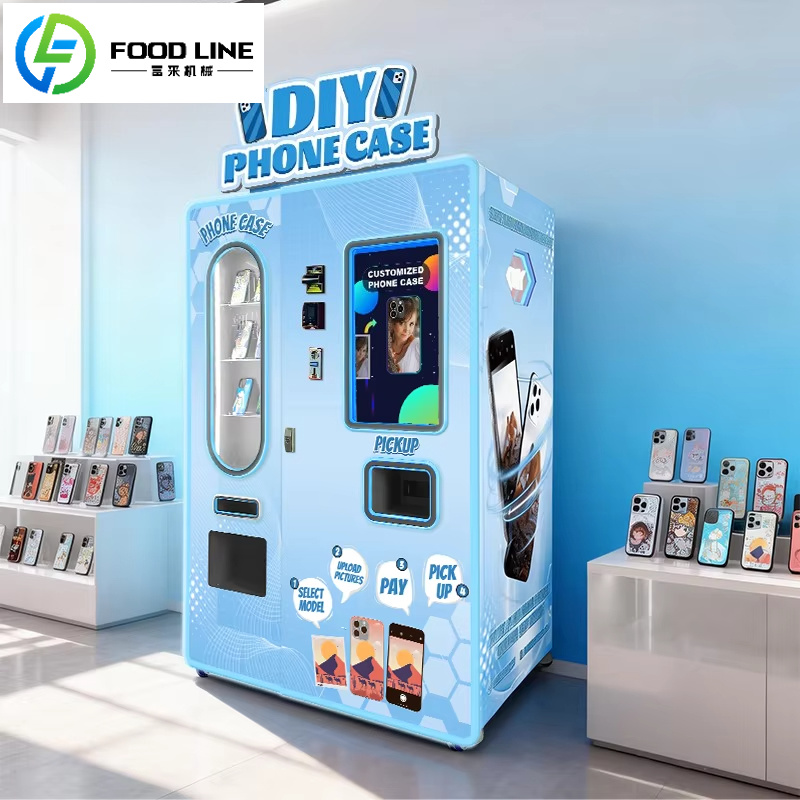 Phone Accessories Vending Machine - FOODLINE Telefoonhoesjes Automaat met Bewegingsdetectie Verlichting