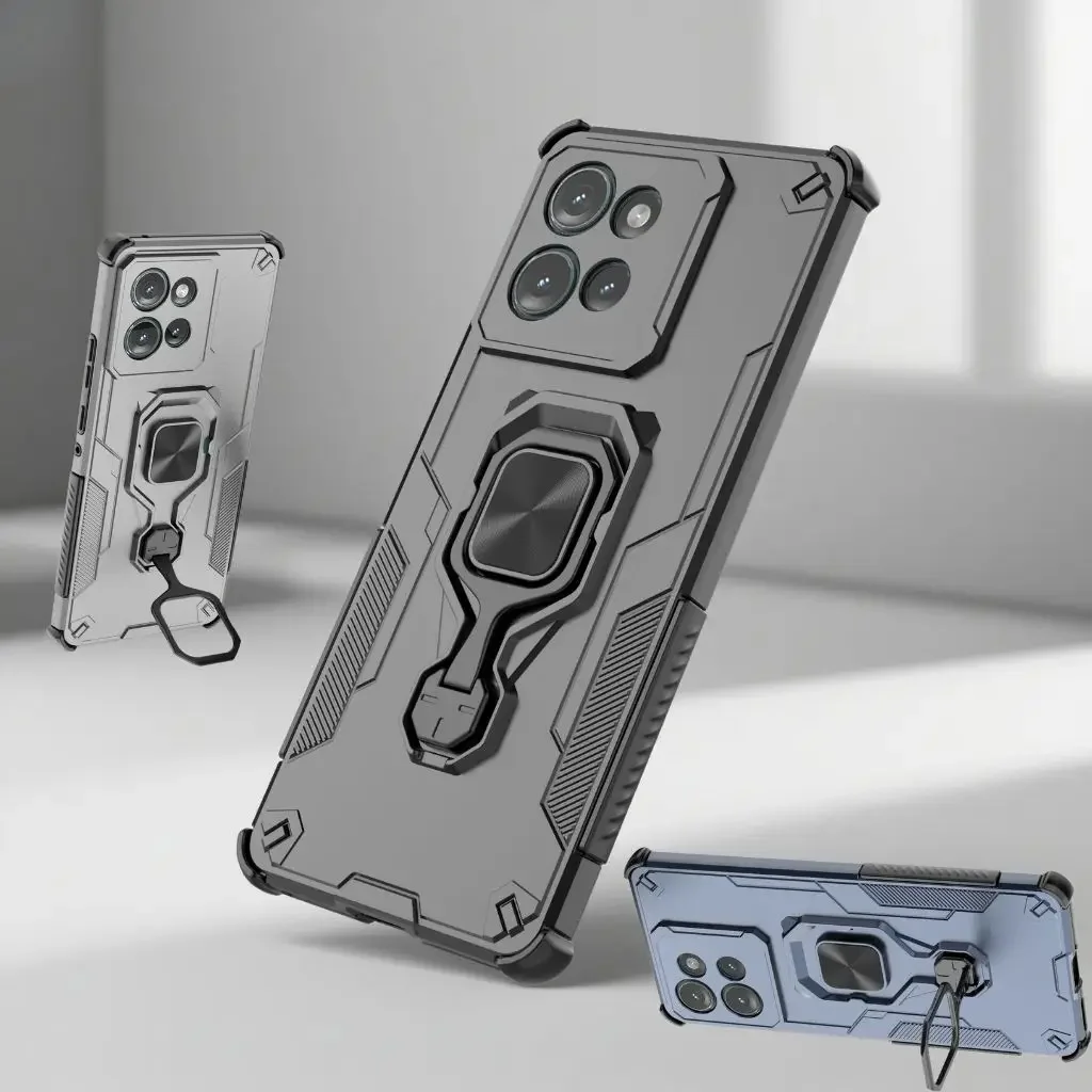 Phone Accessories Online Shop - Metalen Beugel Case Voor Motorola Edge