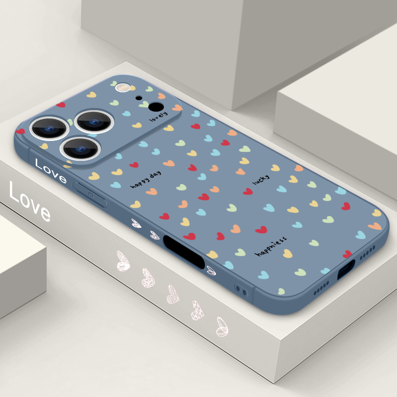 Phone Accessories List - Telefoonhoesje met kleine hartjes patroon voor