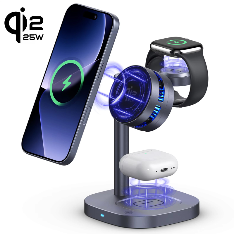 Phone Cooling Fan - ICE Cooling Qi2.2 25W 3-in-1 Magnetische