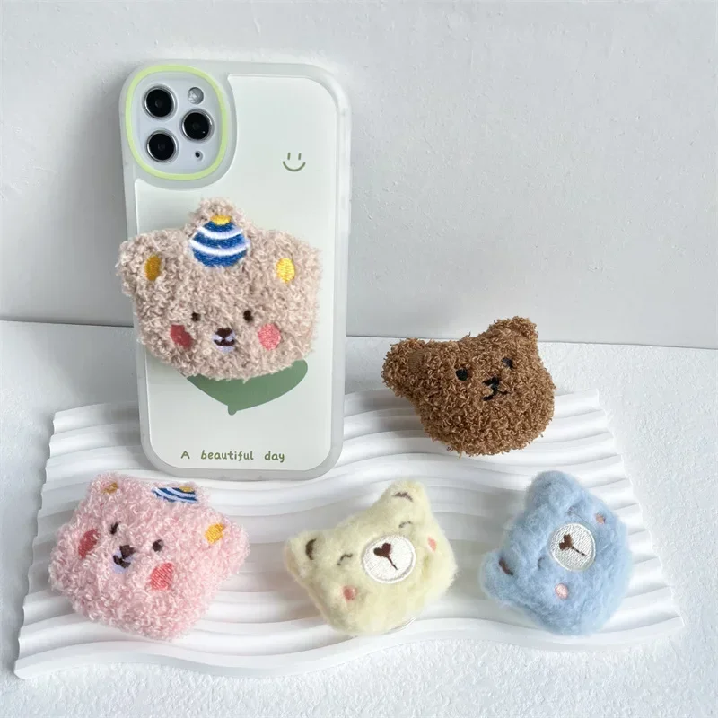 Phone Accessories Vending Machine - Schattige beer bont grappige pluizige pluche