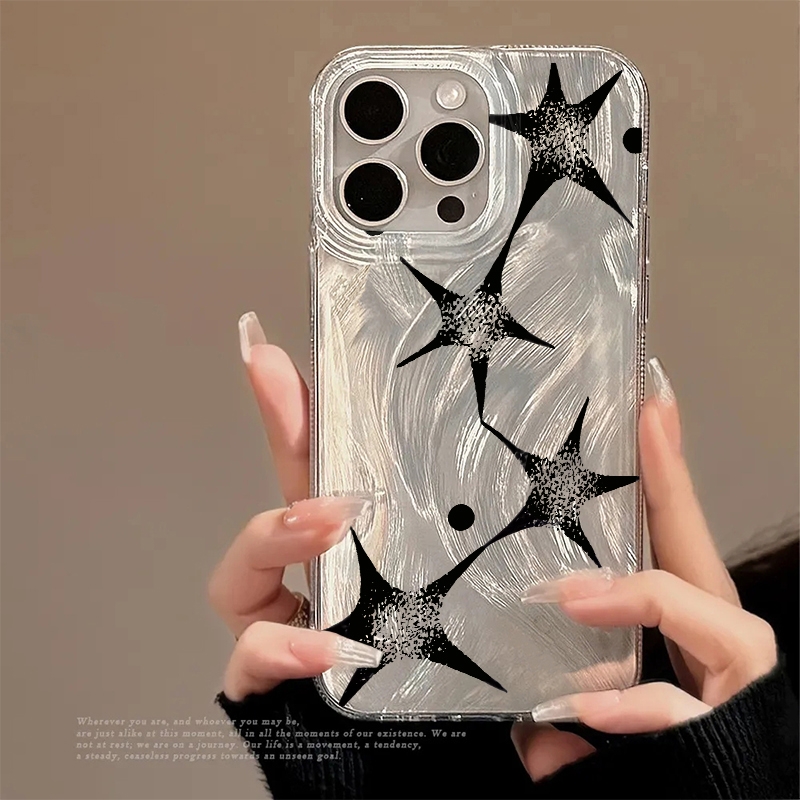Phone Accessories List - Glanzende Ster Trendy Patroon Telefoonhoesje voor