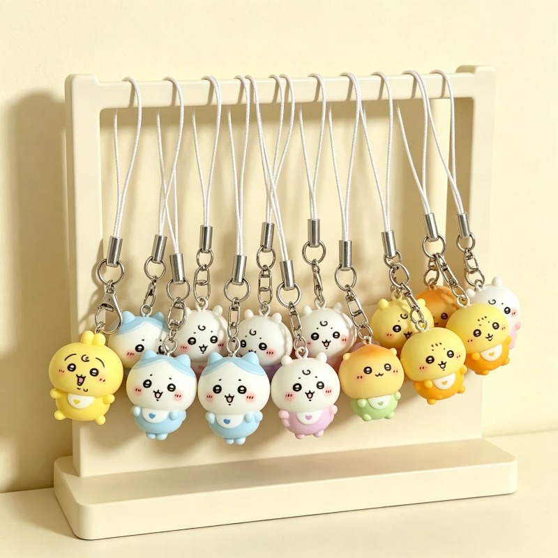 Phone Accessories Baby - Chiikawa Hachiware Momonga hars sleutelhanger telefoonbandje