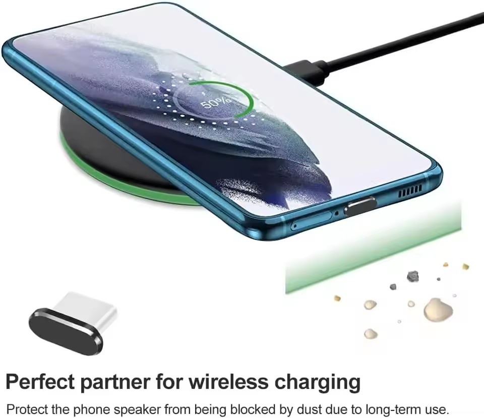 4 stuks USB-C stofdopjes met r - Usb C Hub recensie en prijs