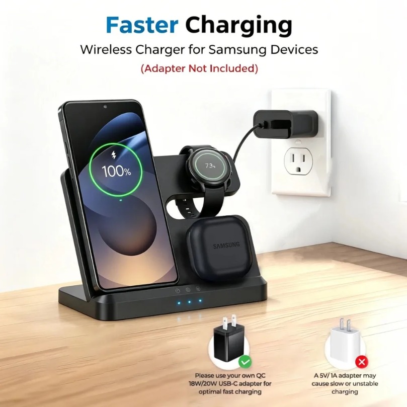3-in-1 Snelle Draadloze Oplade - Phone Cooling Fan recensie en prijs
