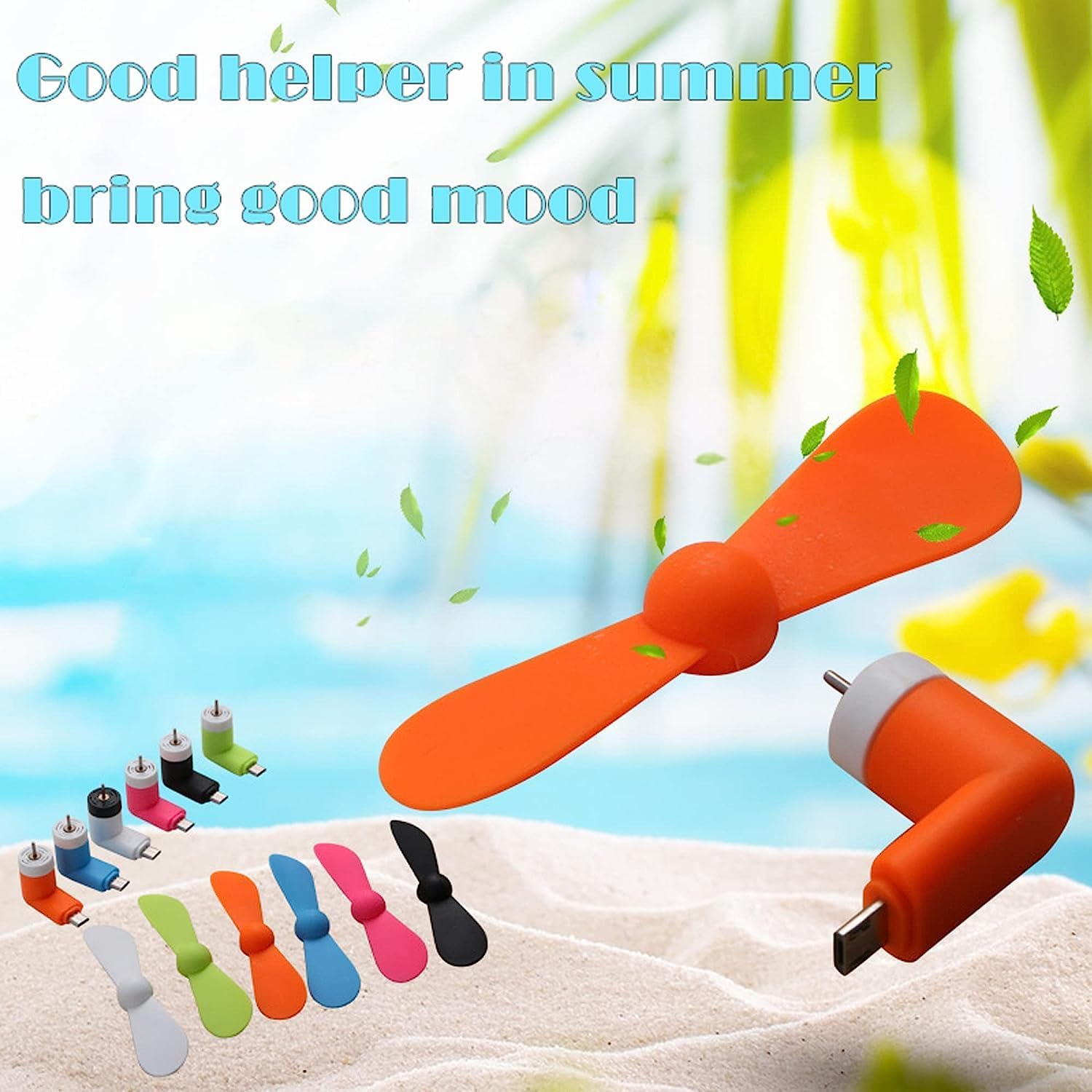 2 stuks Type-C Mini Draagbare  - Phone Cooling Fan recensie en prijs
