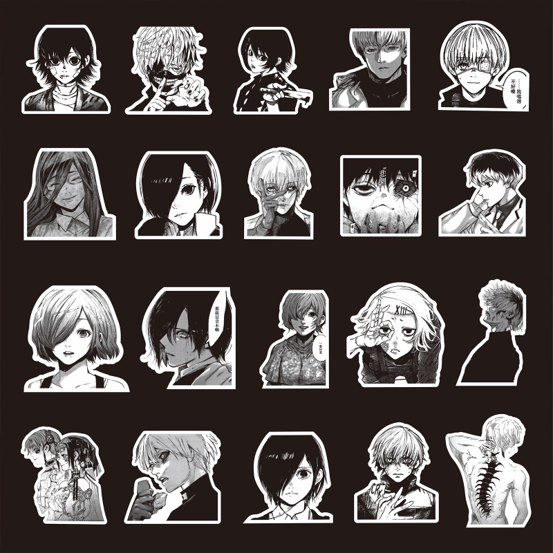 70 stuks Zwart Wit Hot Anime T - Phone Accessories Tokyo recensie en prijs