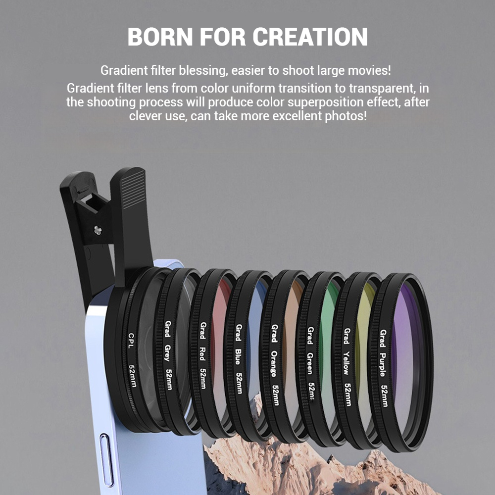 52MM mobiele telefoonlens Univ - Phone Accessories Items recensie en prijs