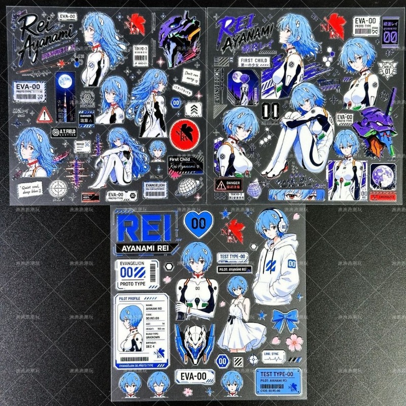 Ayanami Rei Relief Stickers EV - Phone Accessories Trending Products recensie en prijs