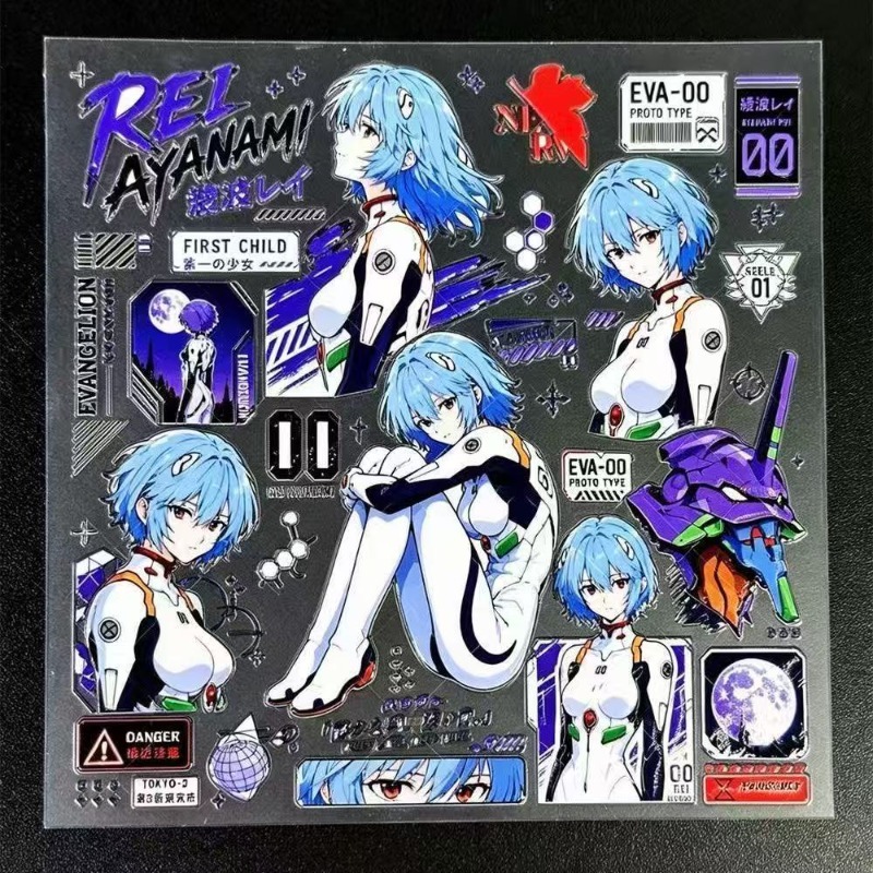 Ayanami Rei Relief Stickers EV - Phone Accessories Trending Products recensie en prijs