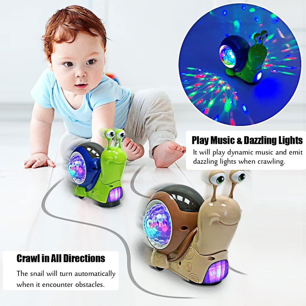 Kruipende slak Baby speelgoed  - Phone Accessories Baby recensie en prijs