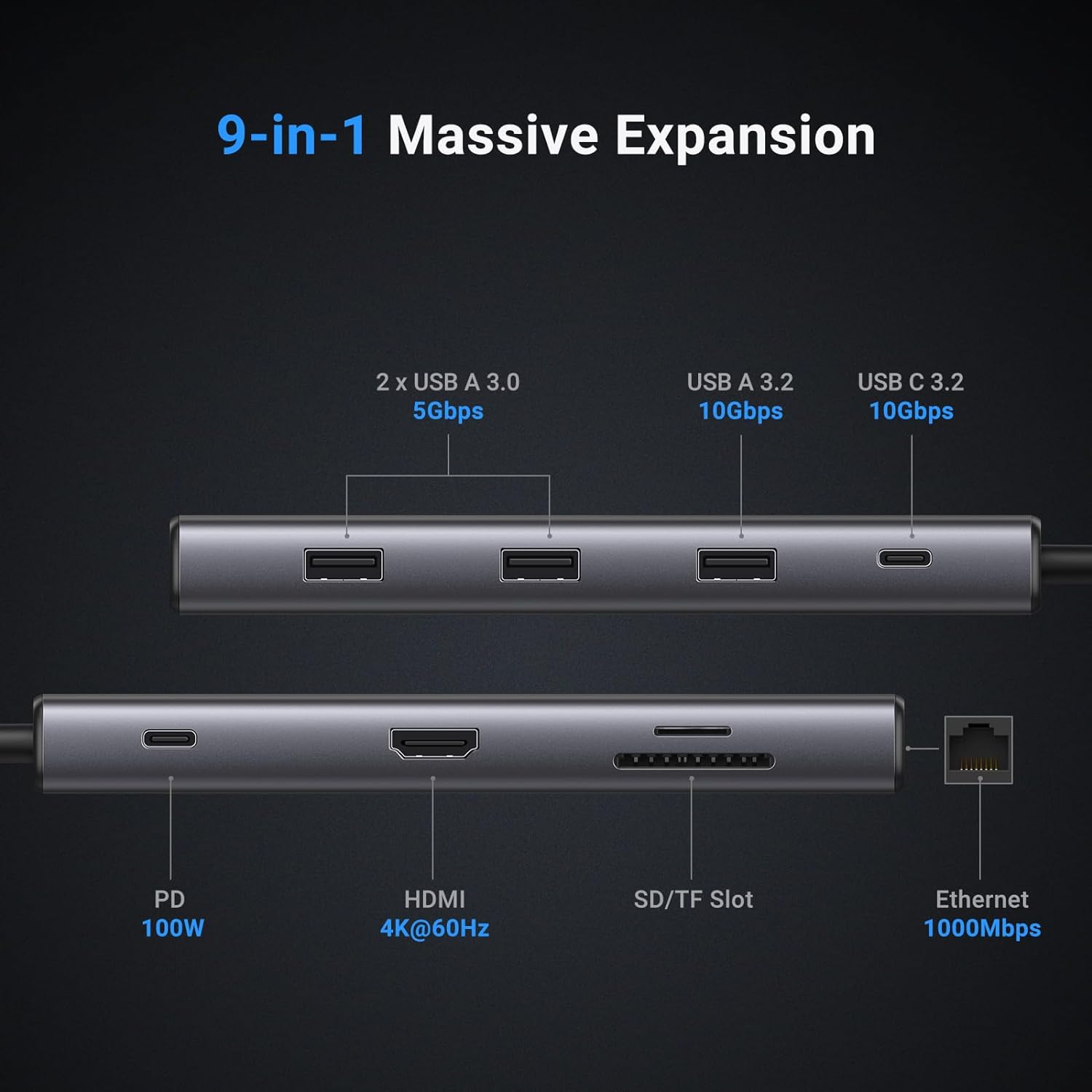 UGREEN Revodok Pro 109 USB C H - Usb C Hub recensie en prijs