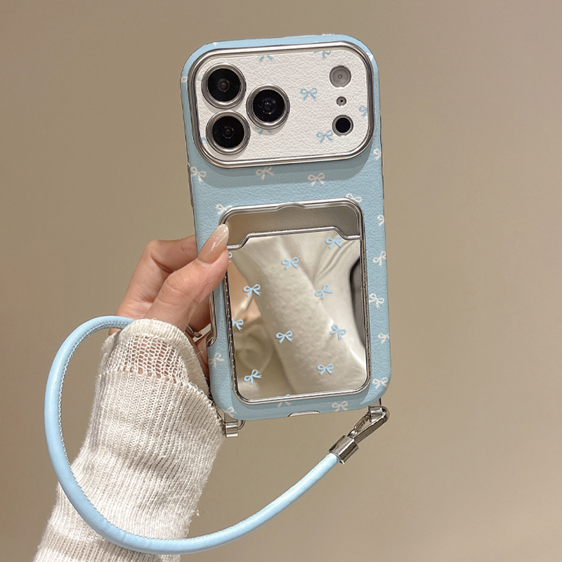 Schattige strik spiegelkaart h - Phone Accessories Holder recensie en prijs