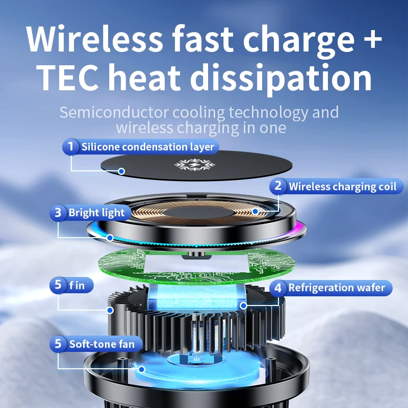Ijskoeling Magnetische Draadlo - Phone Cooling Fan recensie en prijs