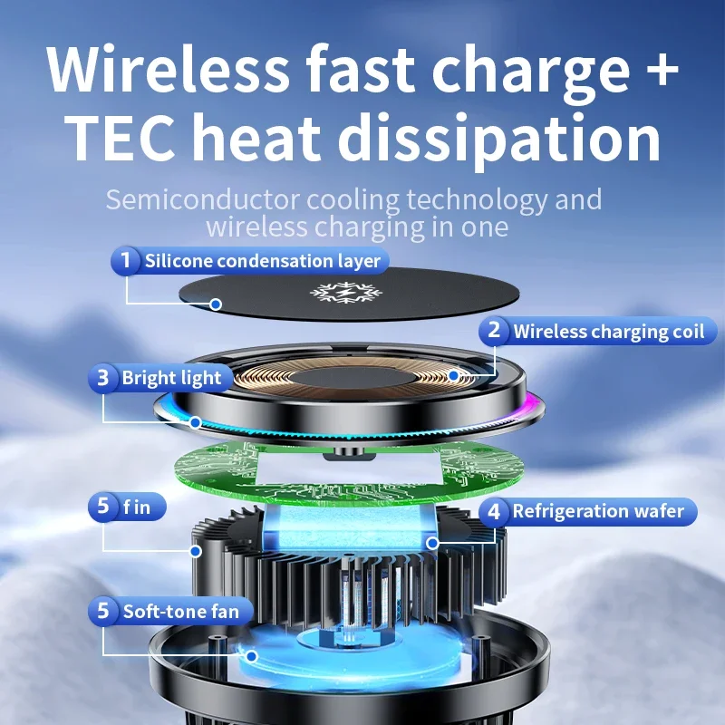 Ijskoeling Magnetische Draadlo - Phone Cooling Fan recensie en prijs
