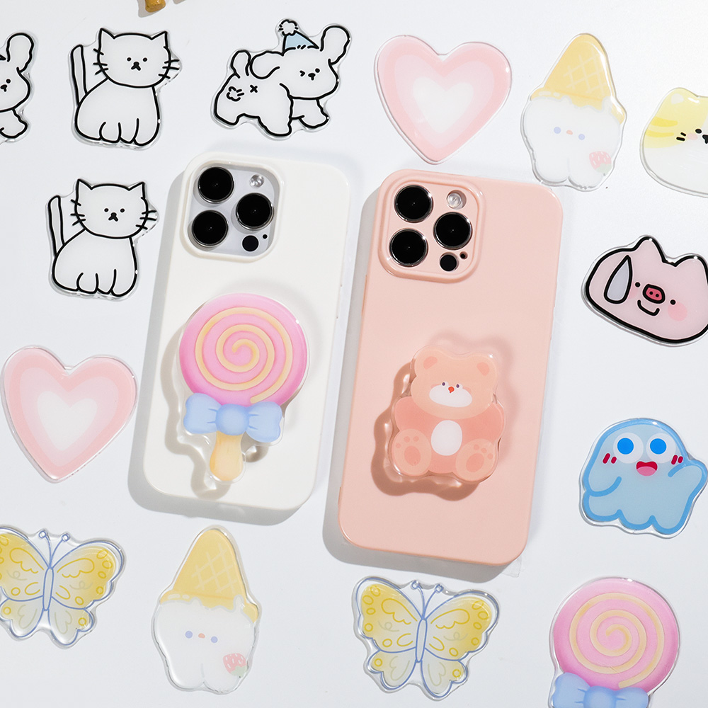 Leuke Cartoon Grip Tok Acryl O - Phone Accessories And Gadget recensie en prijs