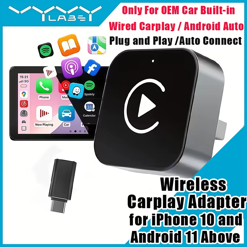 2-in-1 draadloze CarPlay-adapt - Phone Accessories Business recensie en prijs