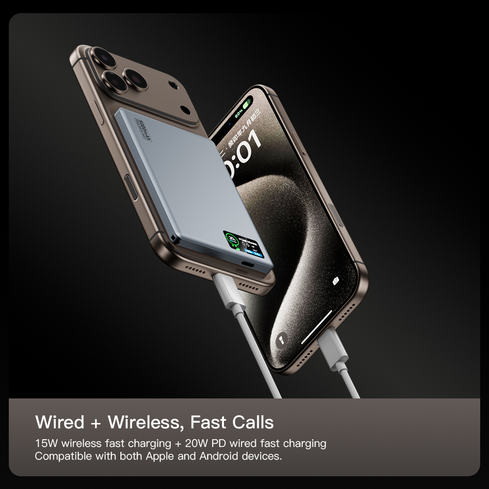 Slimme display-scherm draadloz - Power Bank Slim recensie en prijs