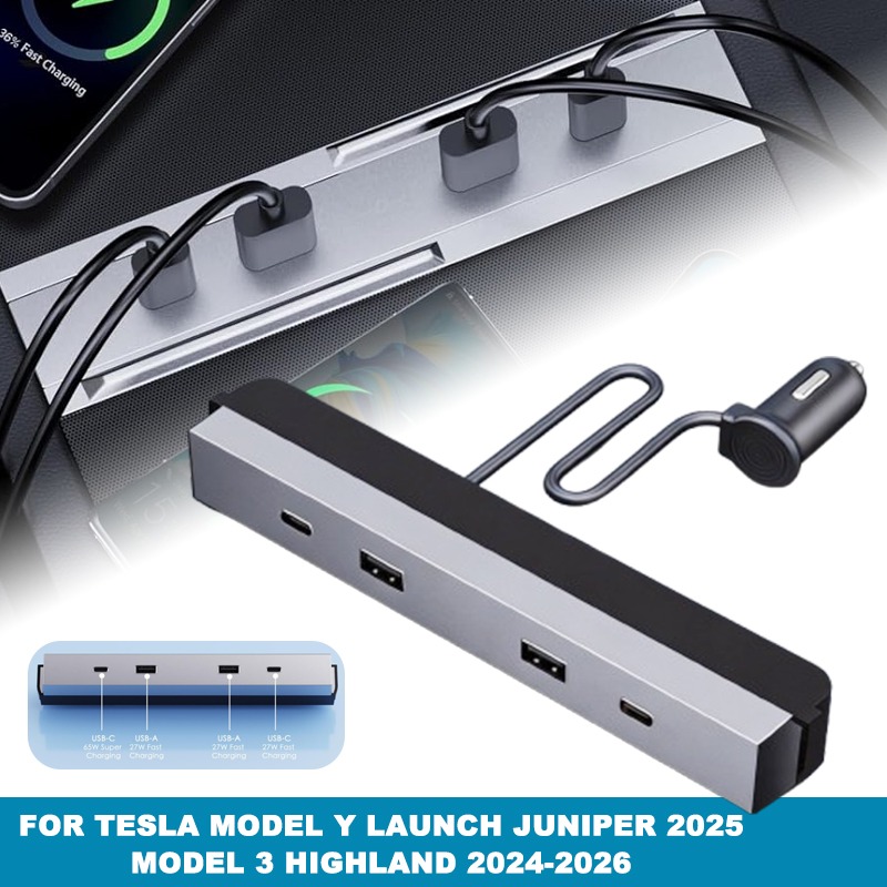 Center Console Autoadapter Mul - Usb C Hub recensie en prijs
