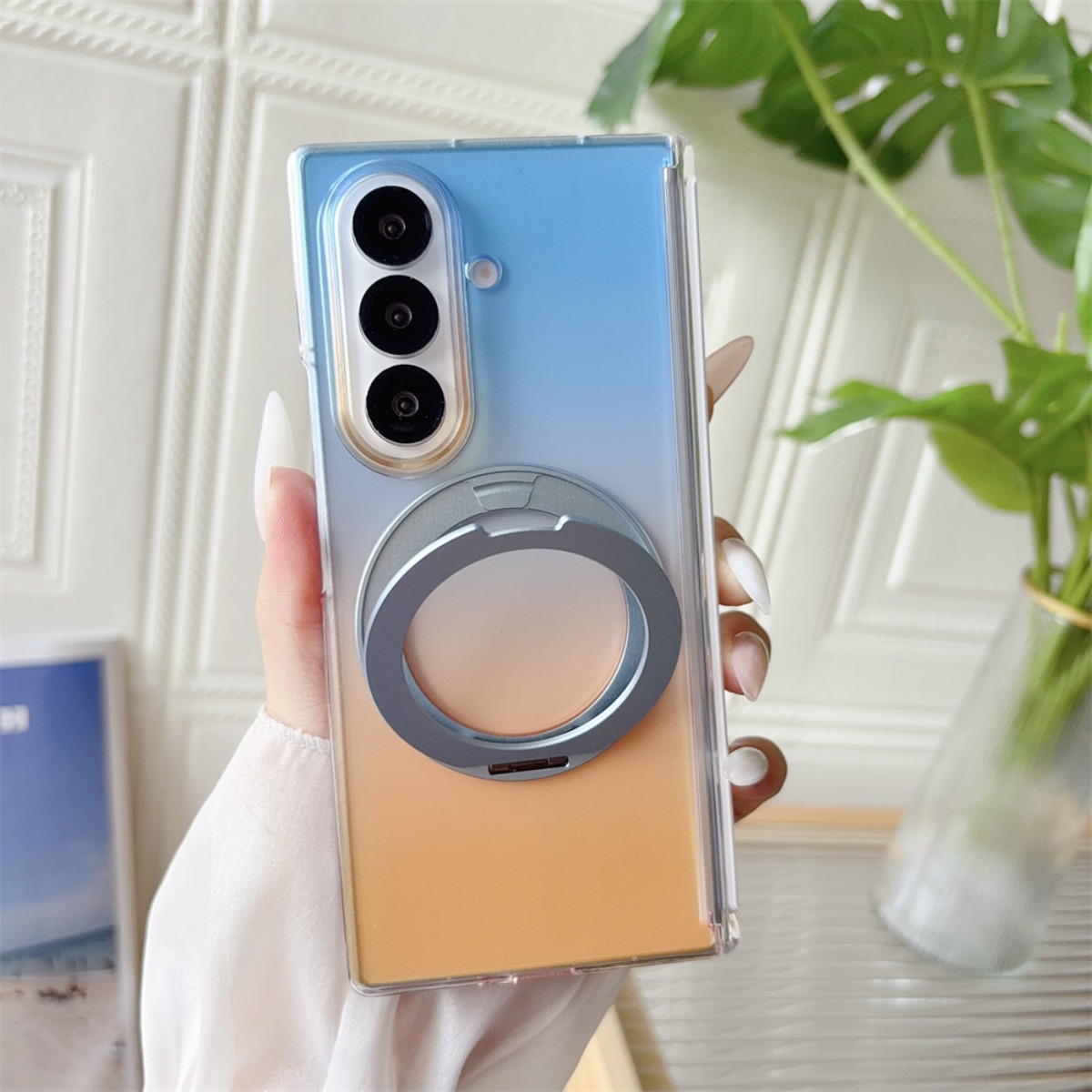 Transparante draaibare ringsta - Phone Accessories Case recensie en prijs