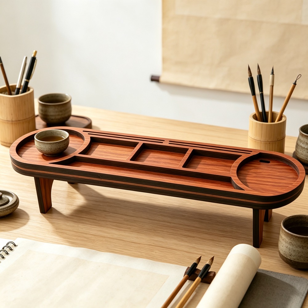 Houten bureau-organizer met te - Phone Accessories Rack recensie en prijs