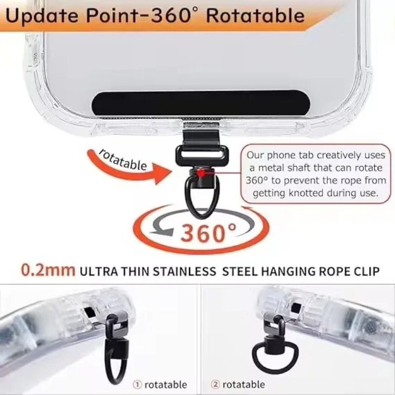 360° Draaibare Telefoon Lanyar - Phone Accessories Holder recensie en prijs