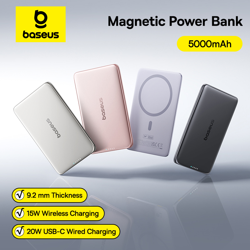 Baseus 5000 mAh magnetische po - Power Bank Slim recensie en prijs