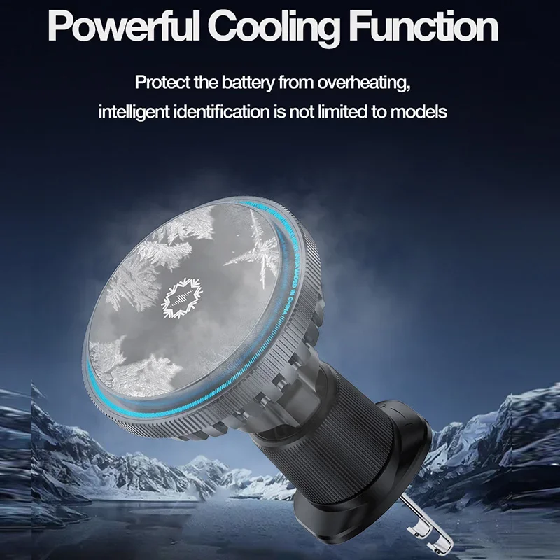 Magnetische draadloze autolade - Phone Cooling Fan recensie en prijs